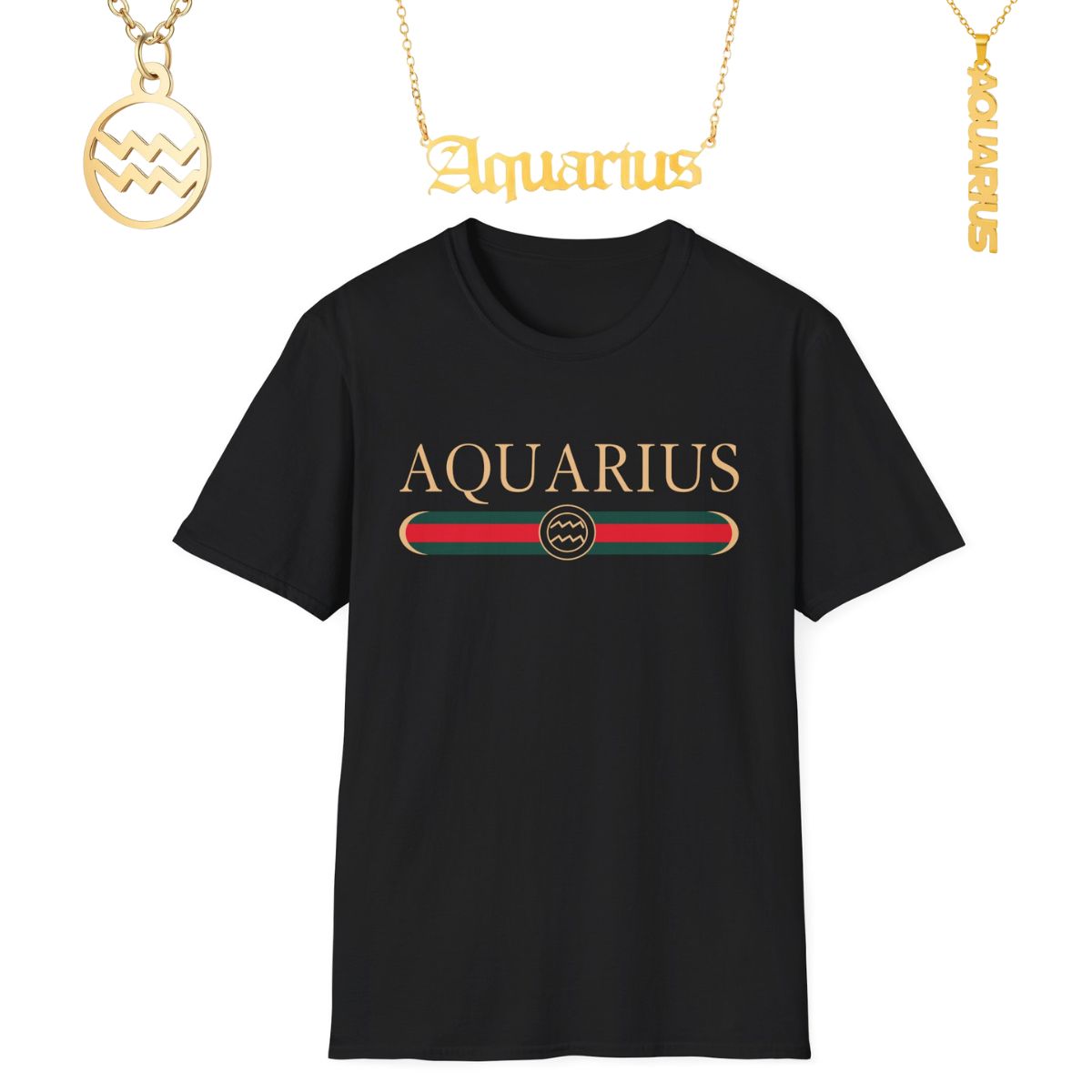 Aquarius G-Mode Shirt &amp; Necklace Gift Set