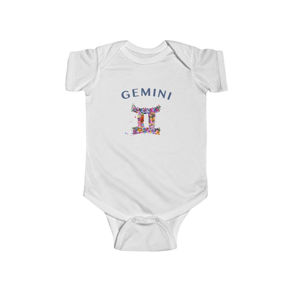 Gemini Floral Baby Bodysuit