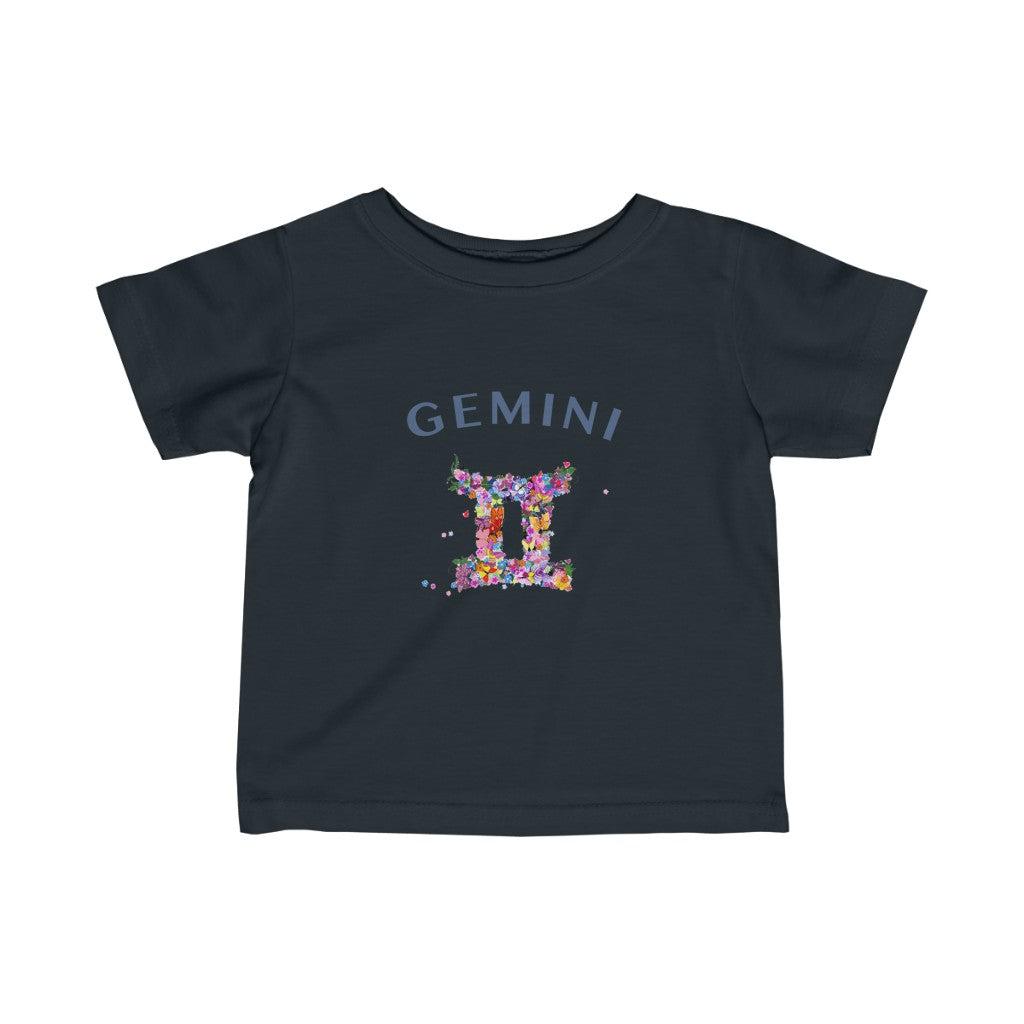 Gemini Floral Baby Tee