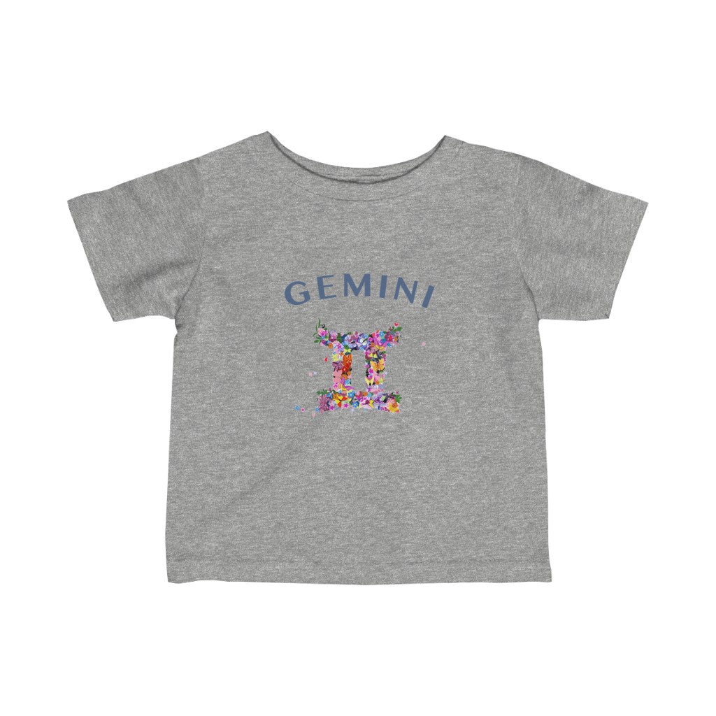 Gemini Floral Baby Tee