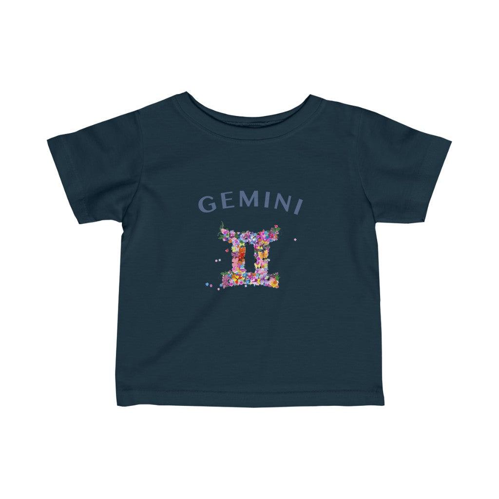 Gemini Floral Baby Tee