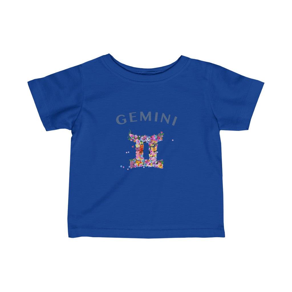 Gemini Floral Baby Tee