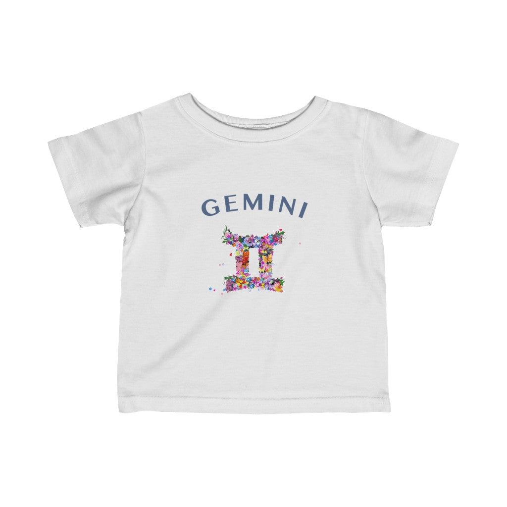 Gemini Floral Baby Tee