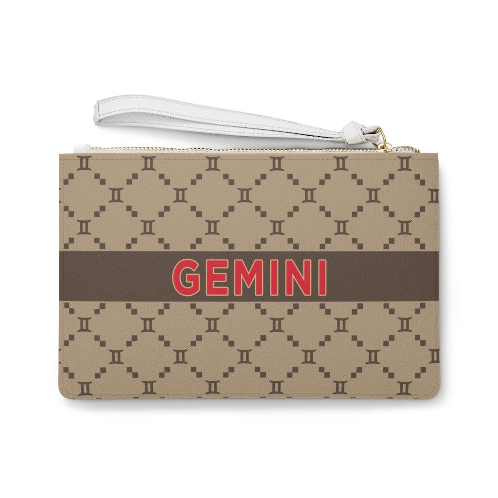 Gemini G-Style Beige Clutch Bag
