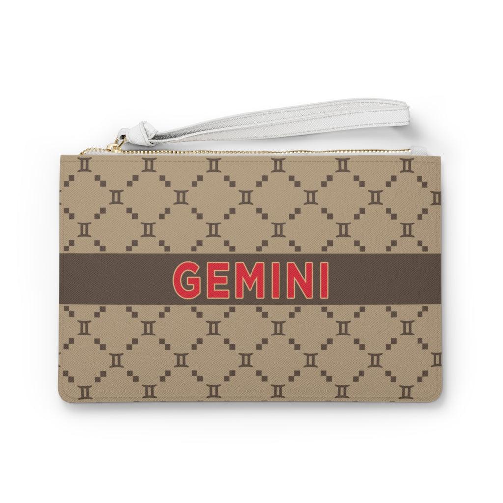 Gemini G-Style Beige Clutch Bag