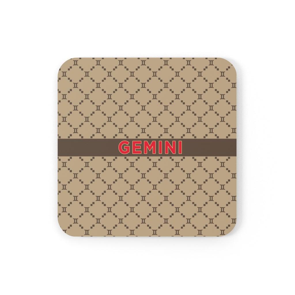 Gemini G-Style Beige Cork Coaster