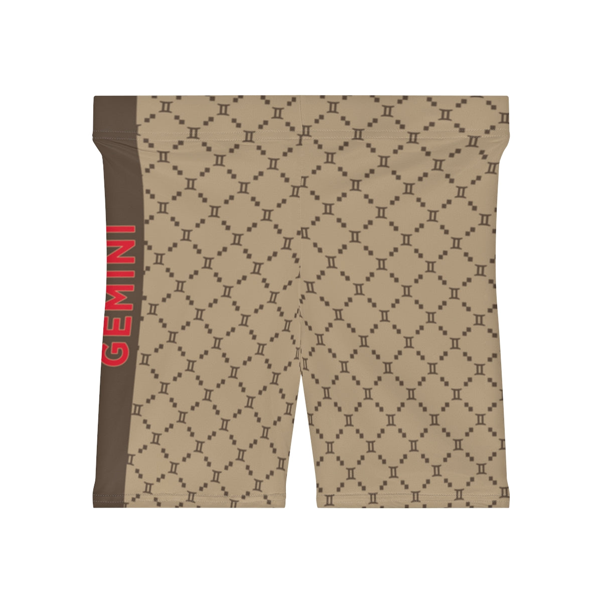 Gemini G-Style Biker Shorts - Beige