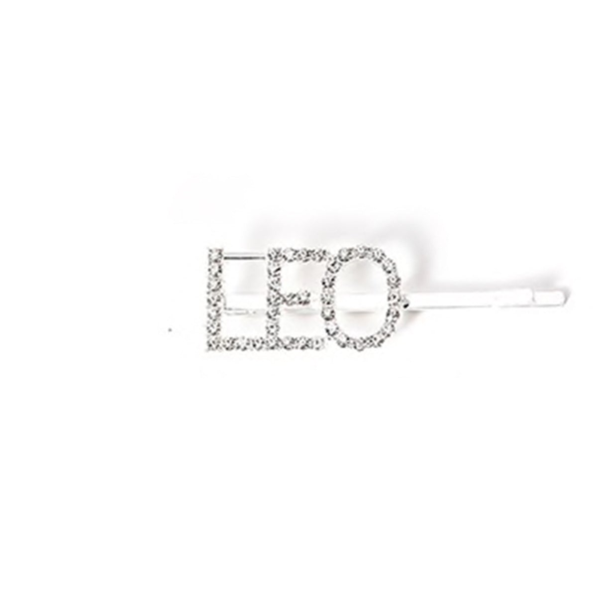 Leo Crystal Hair Clip zodiac jewelry for her birthday outfit