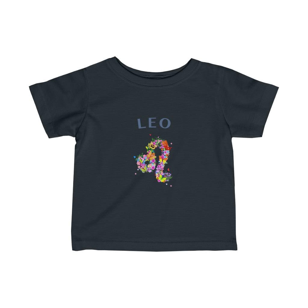 Leo Floral Baby Tee