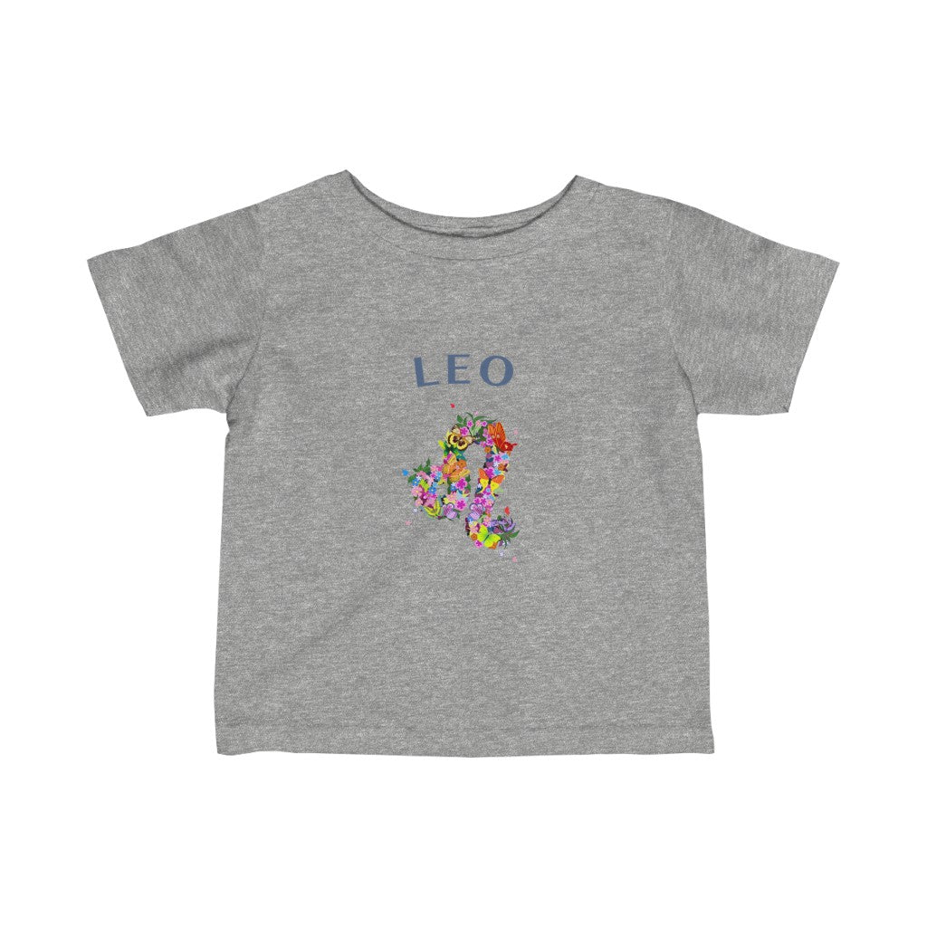 Leo Floral Baby Tee