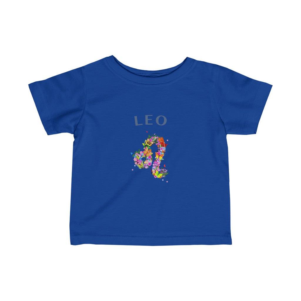 Leo Floral Baby Tee