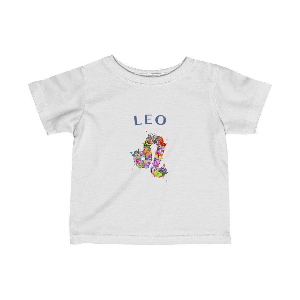 Leo Floral Baby Tee