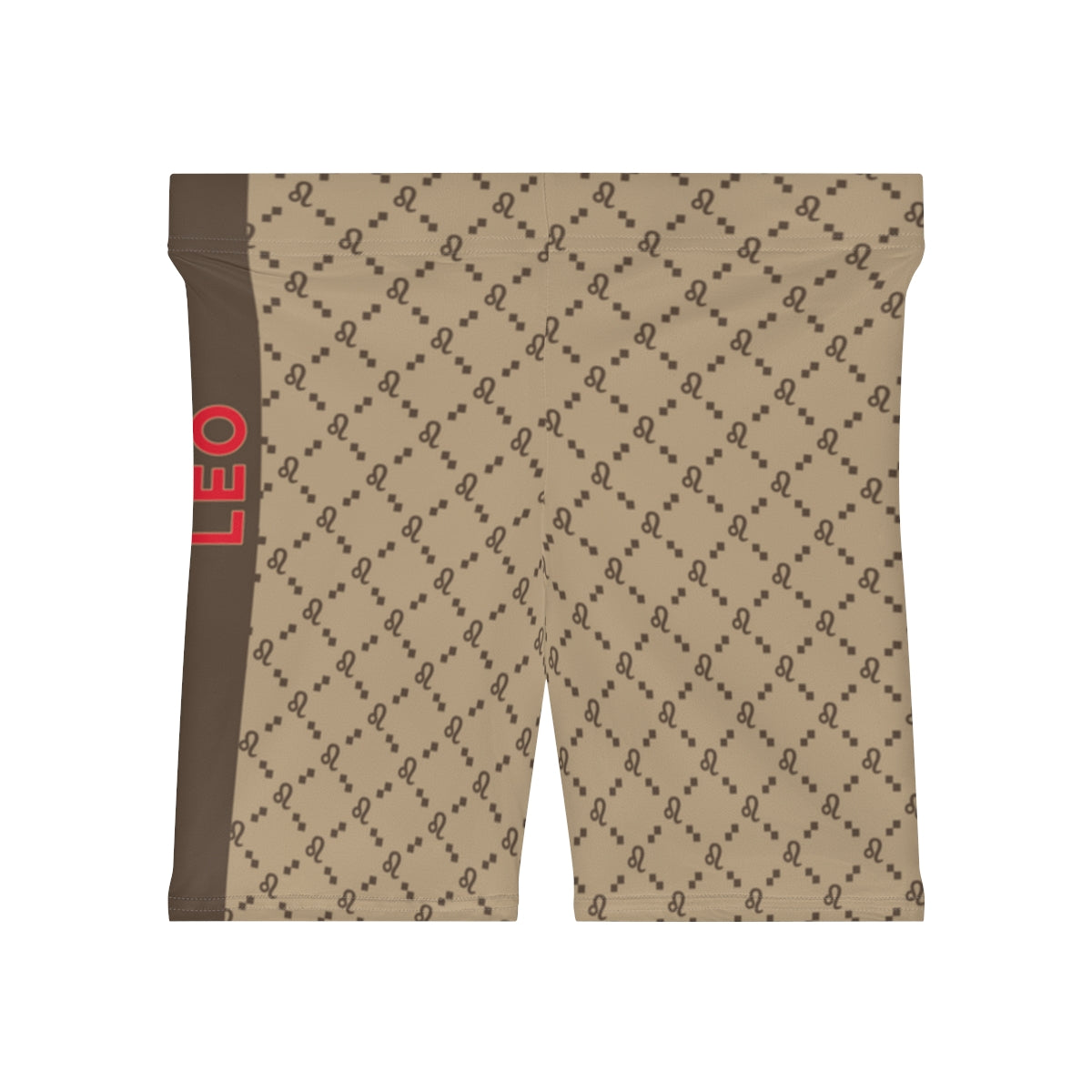 Leo G-Style Biker Shorts - Beige