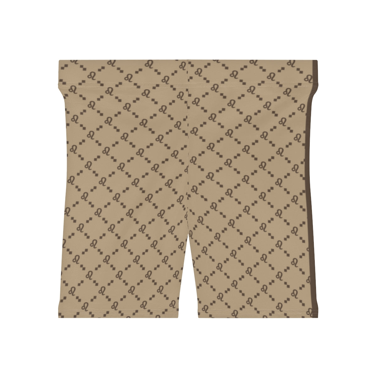 Leo G-Style Biker Shorts - Beige