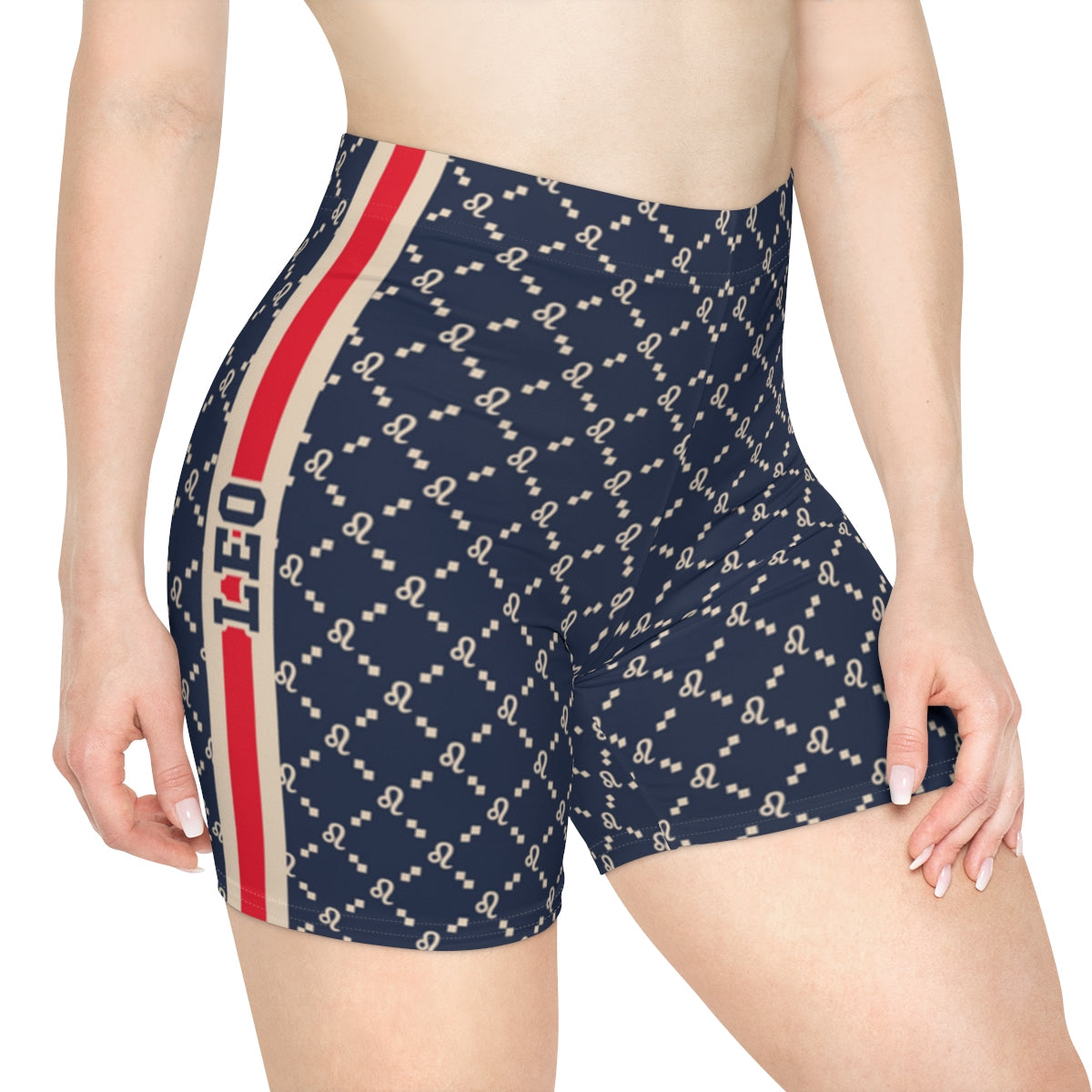 Leo G-Style Biker Shorts - Blue