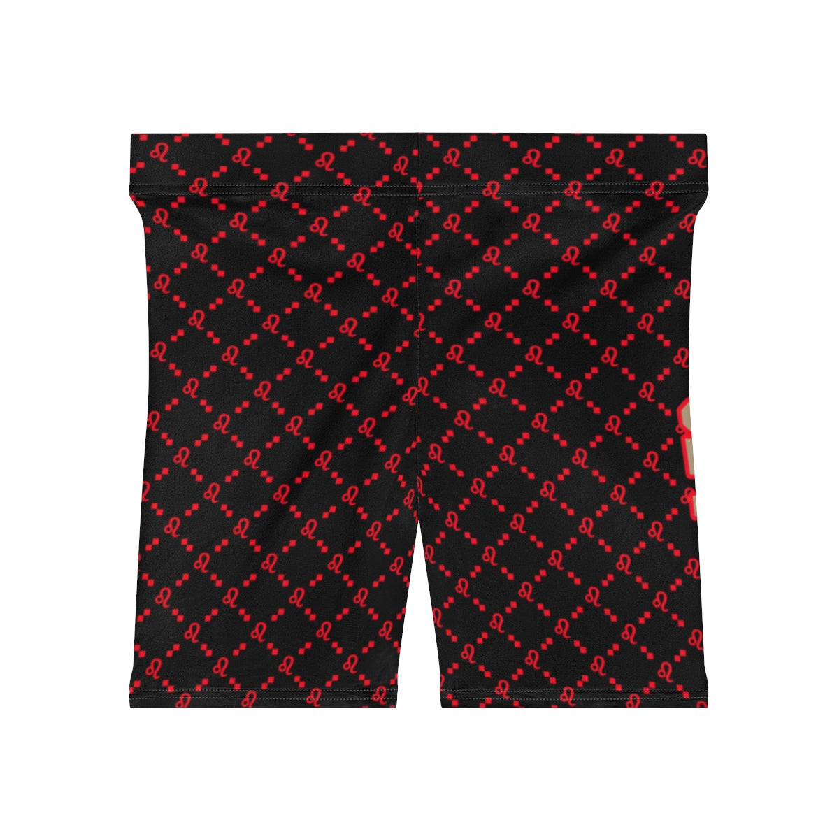 Leo G-Style Biker Shorts - Red