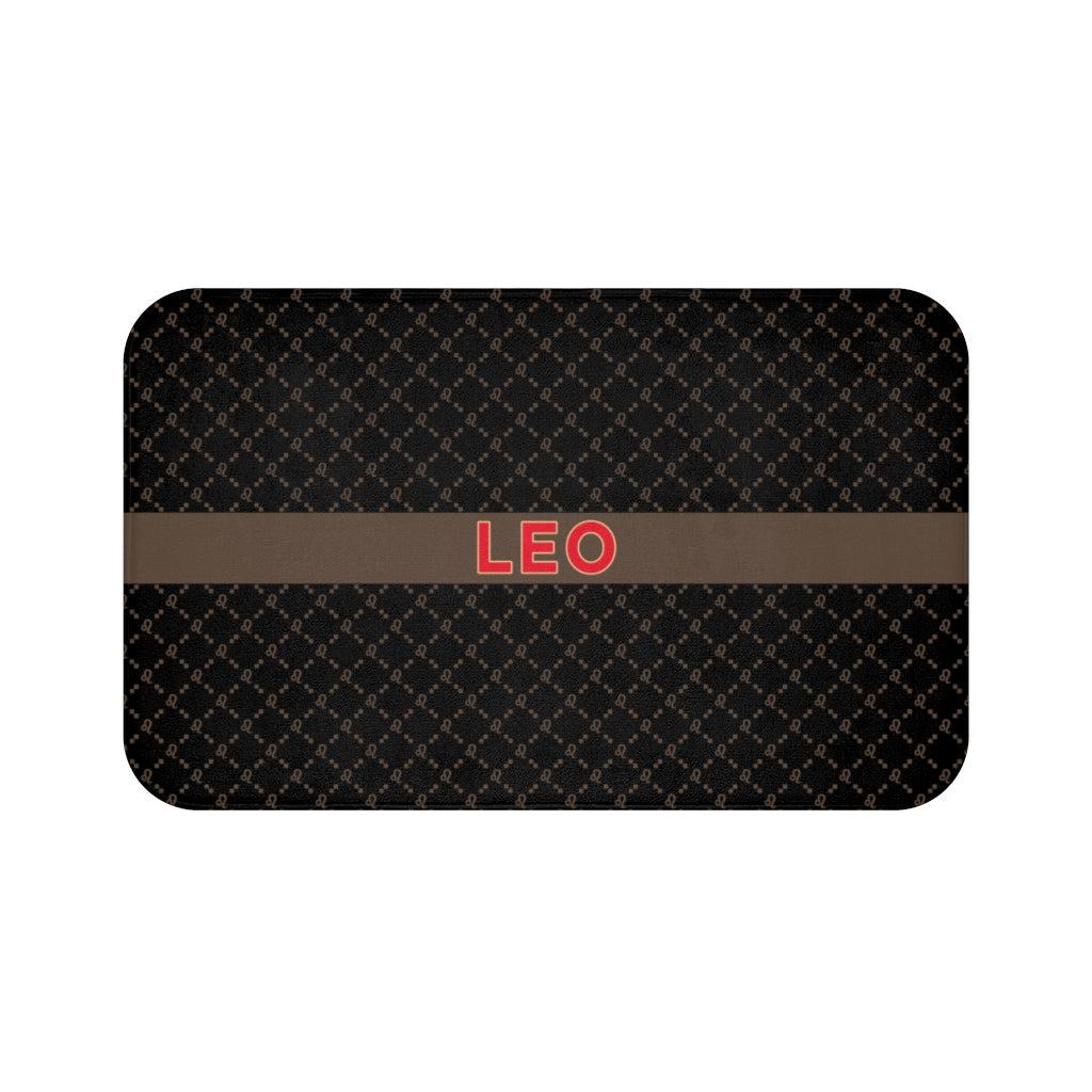 Leo G-Style Black Bath Mat