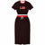 Leo G-Style Red Crop Shirt and Skirt Outfit
