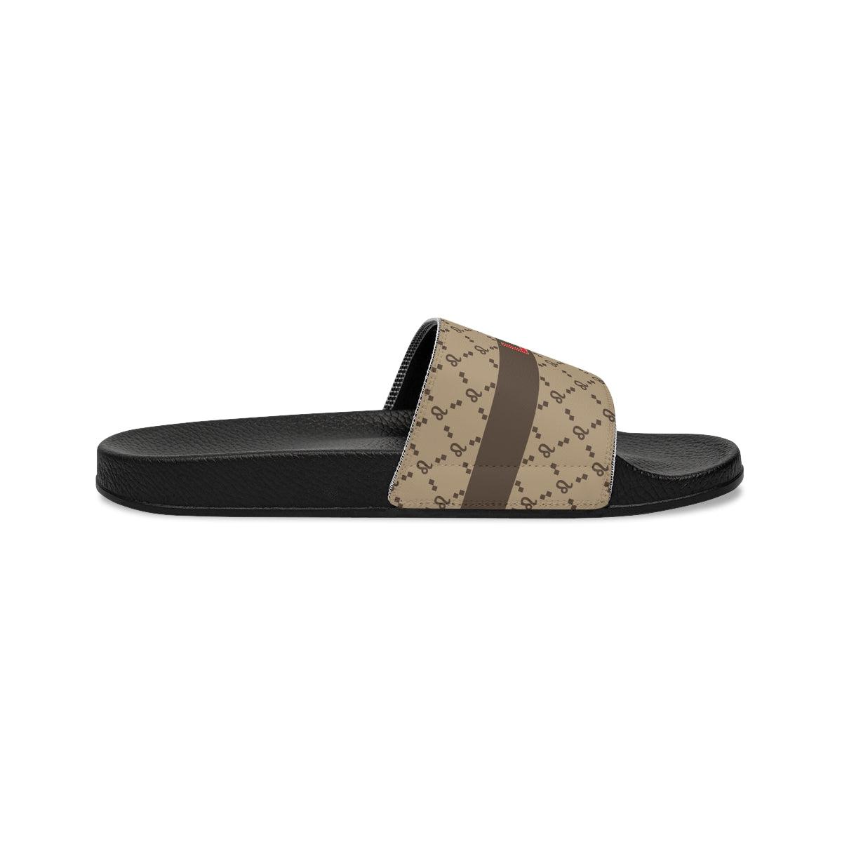 Leo G-Style Slide Sandals - Beige