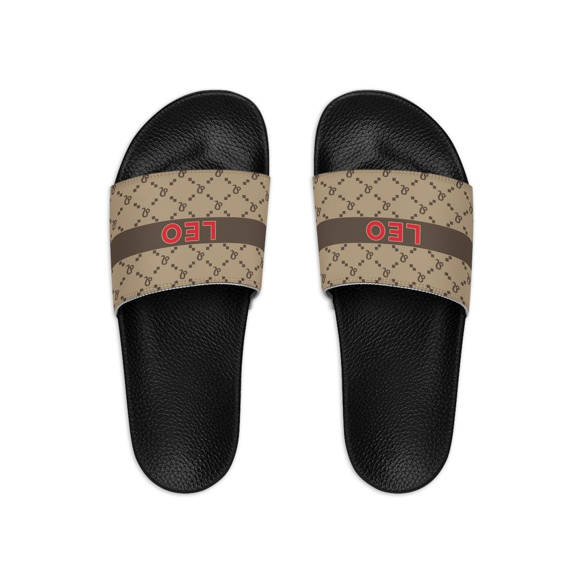 Leo G-Style Slide Sandals - Beige
