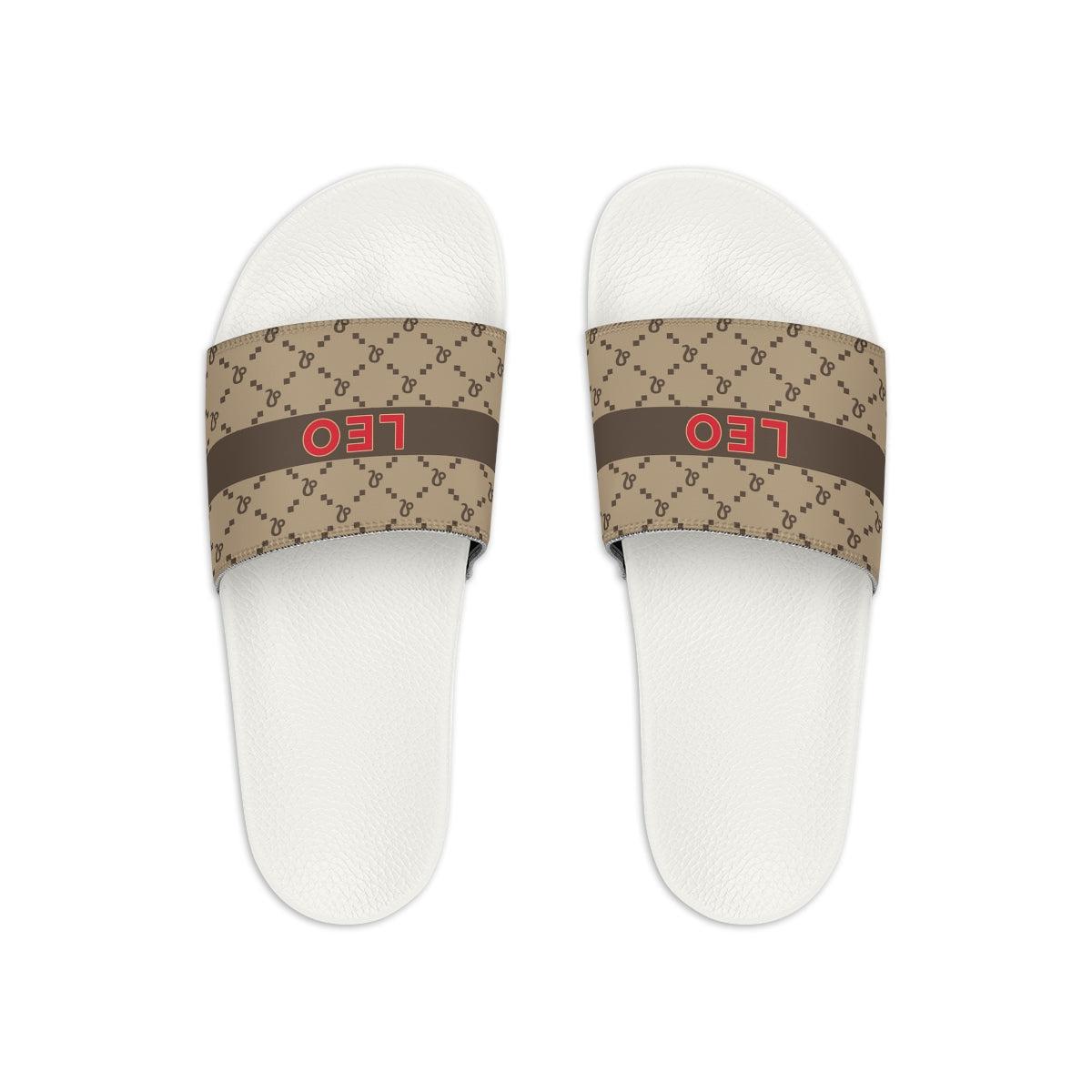 Leo G-Style Slide Sandals - Beige