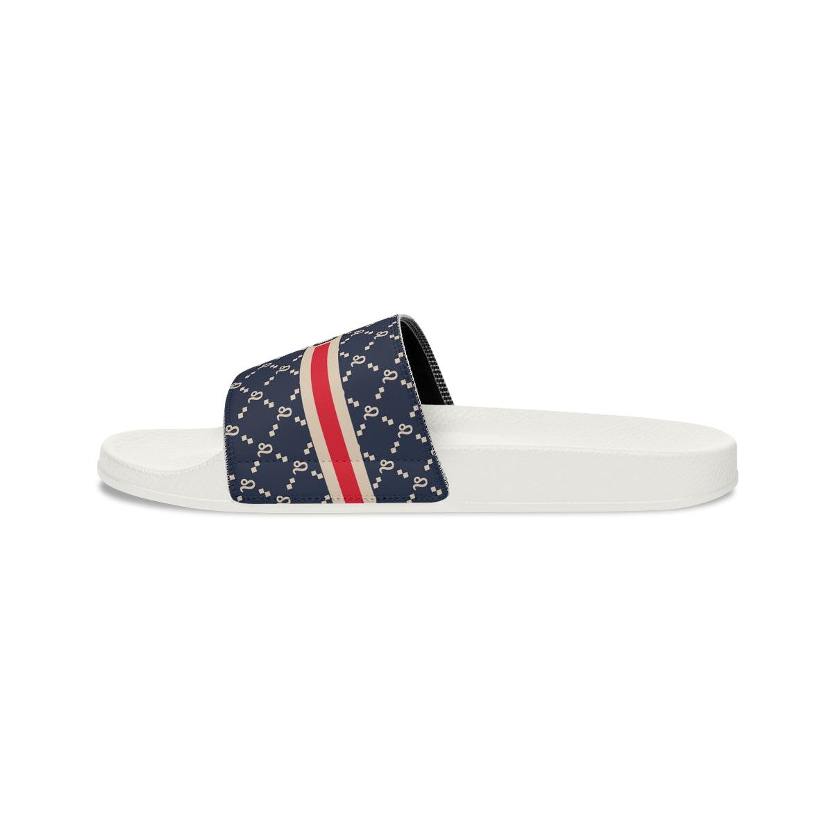 Leo G-Style Slide Sandals - Blue