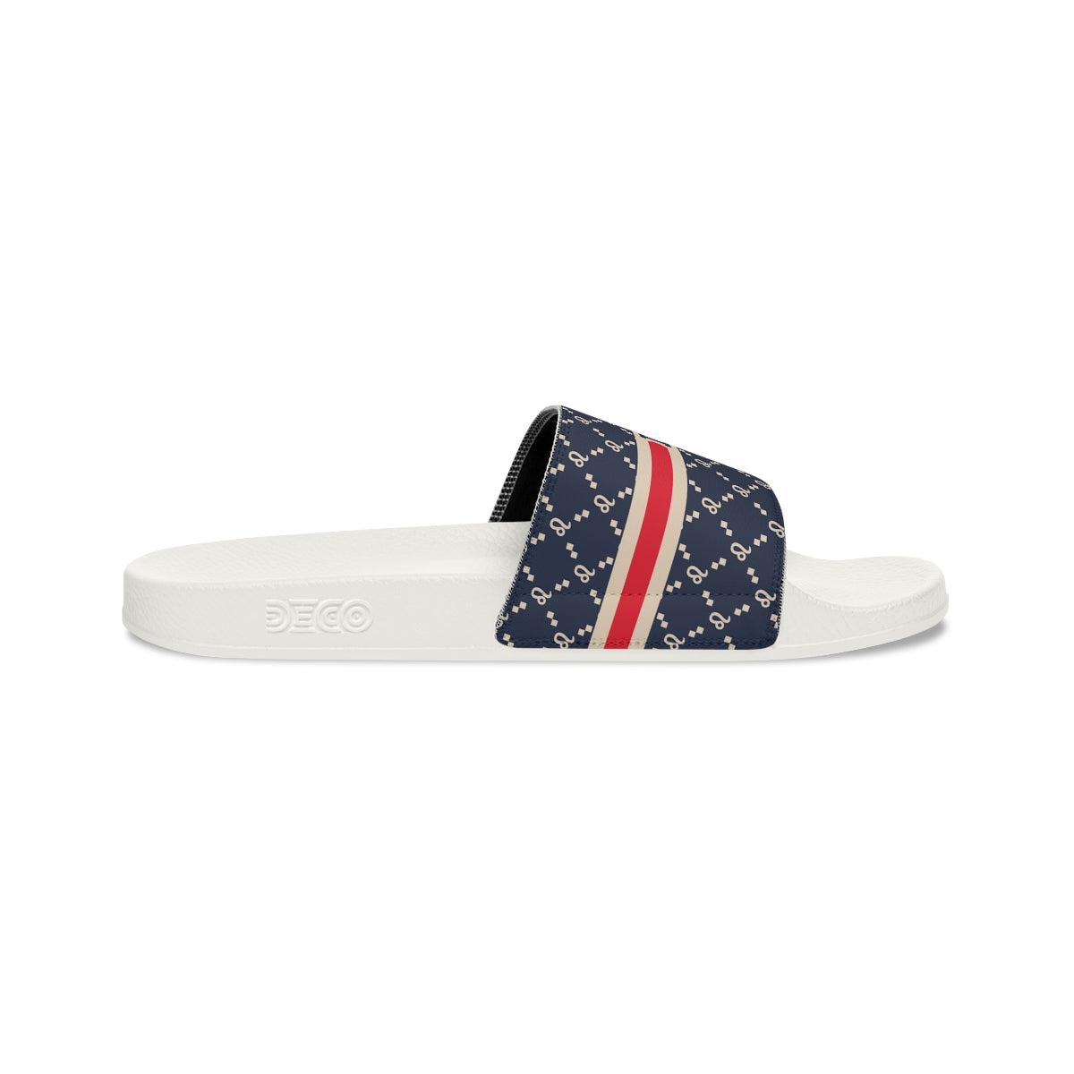 Leo G-Style Slide Sandals - Blue