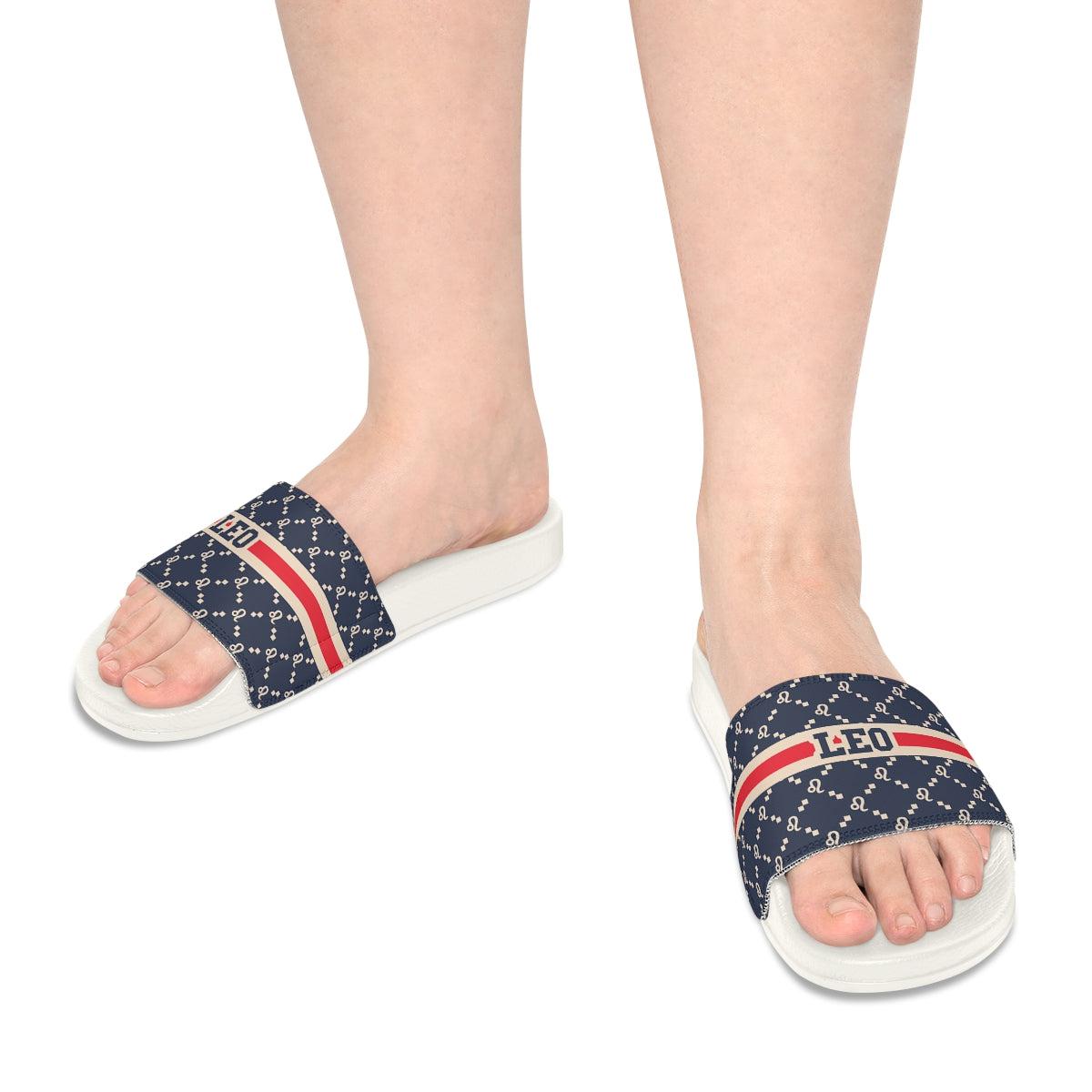 Leo G-Style Slide Sandals - Blue