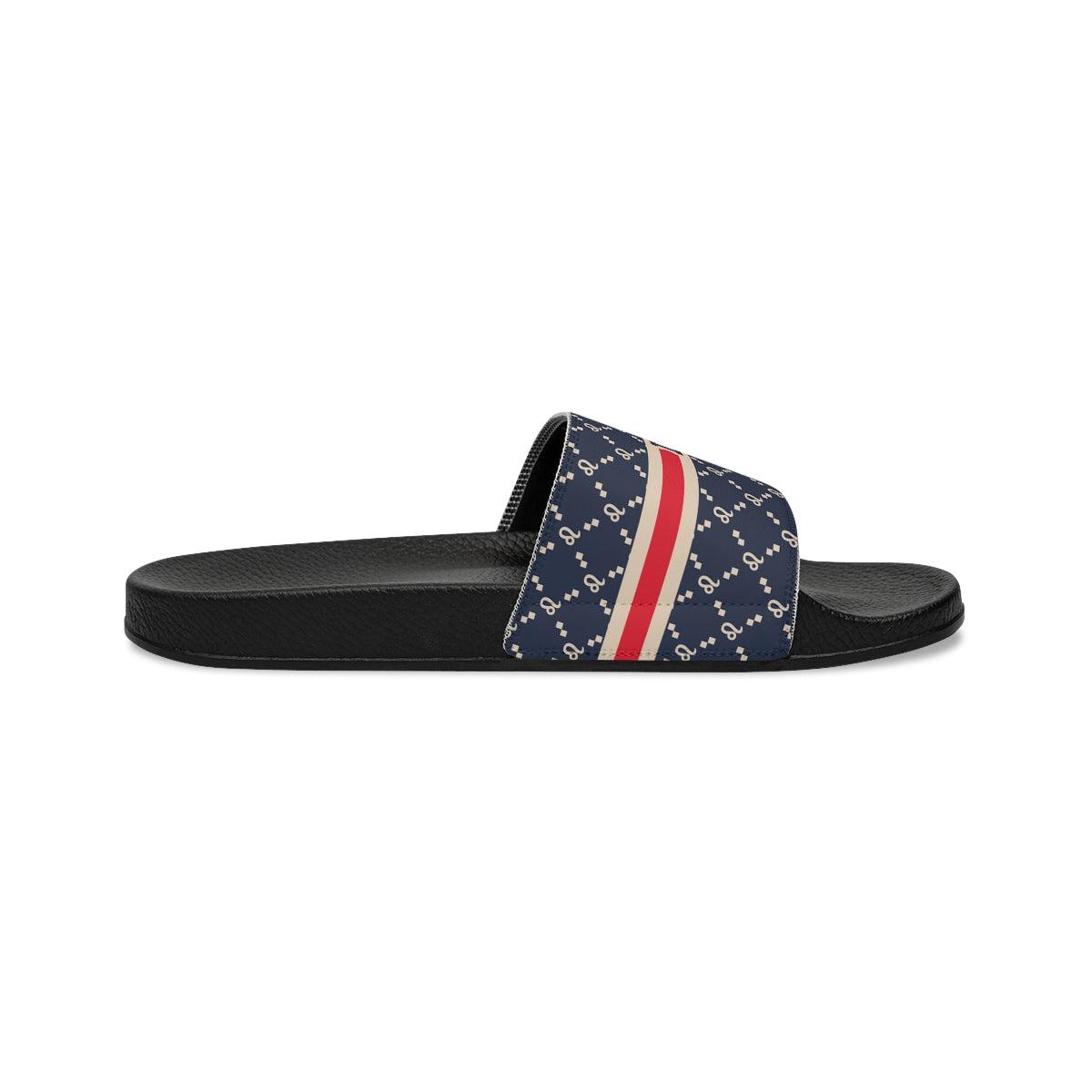 Leo G-Style Slide Sandals - Blue