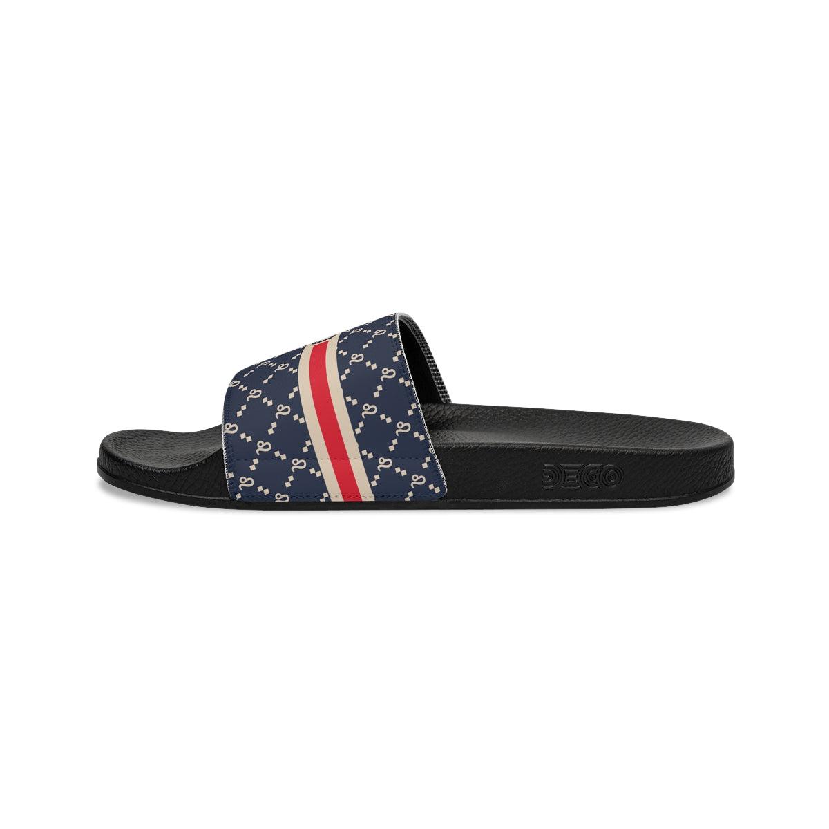 Leo G-Style Slide Sandals - Blue