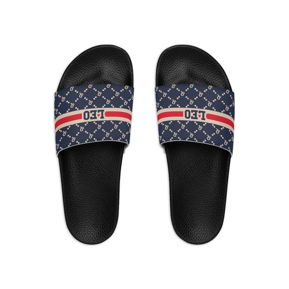 Leo G-Style Slide Sandals - Blue