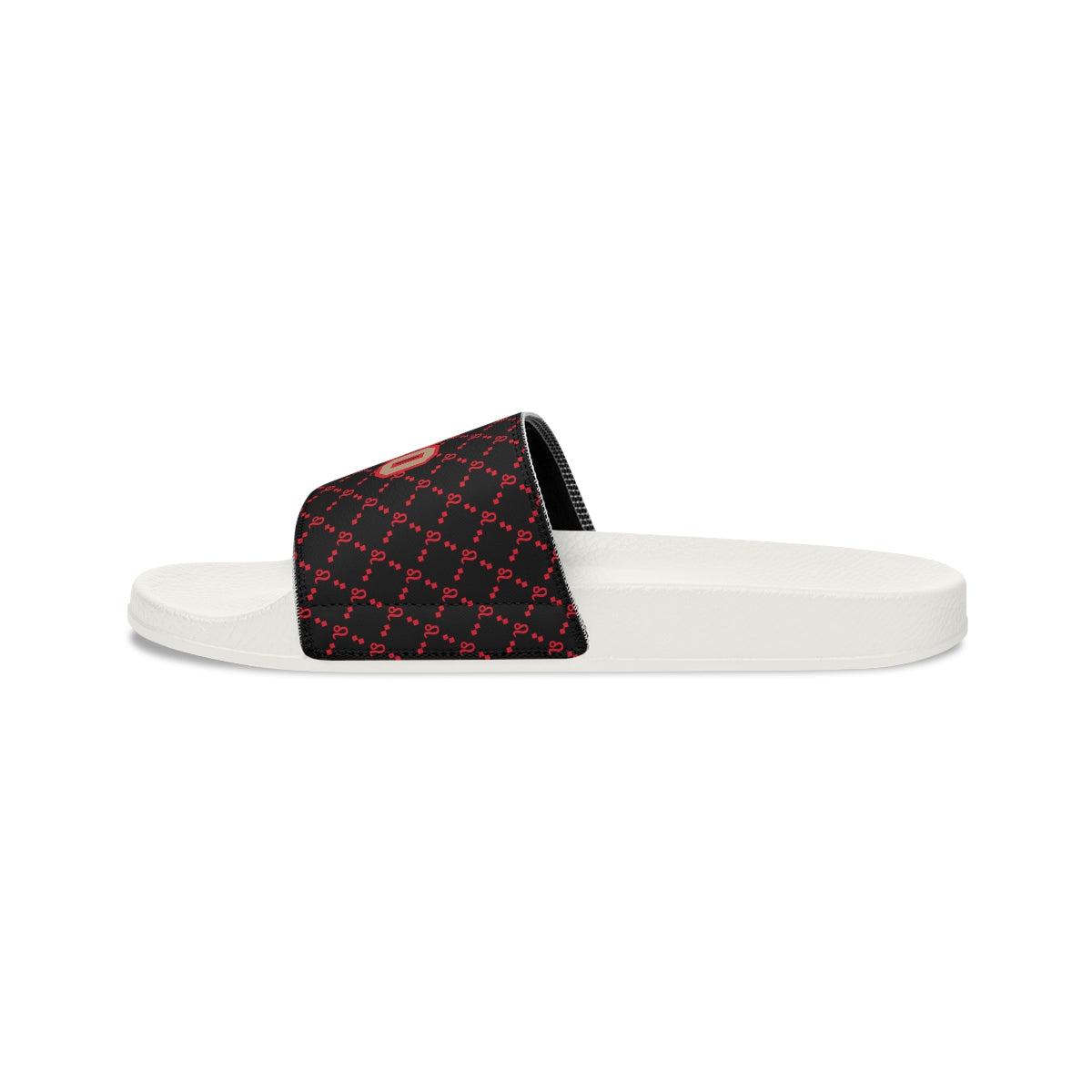 Leo G-Style Slide Sandals - Red