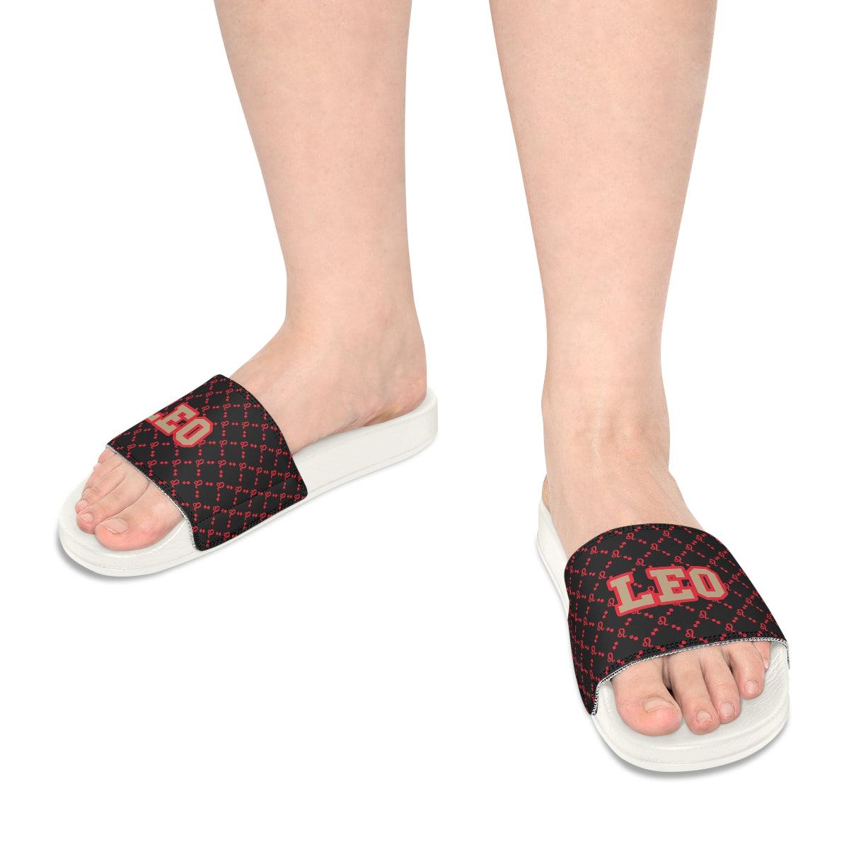 Leo G-Style Slide Sandals - Red