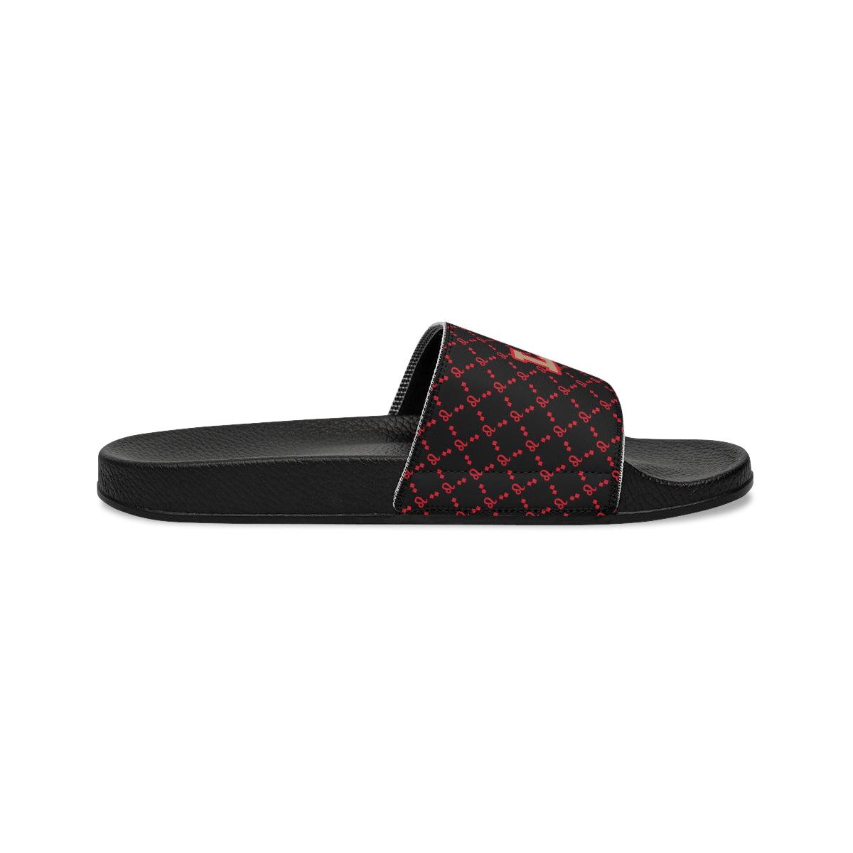 Leo G-Style Slide Sandals - Red