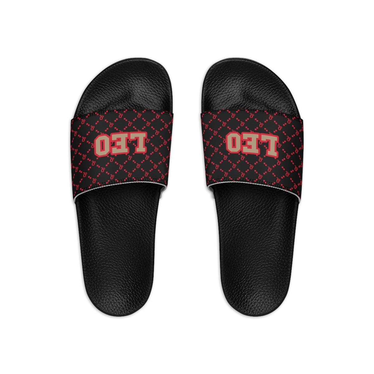 Leo G-Style Slide Sandals - Red