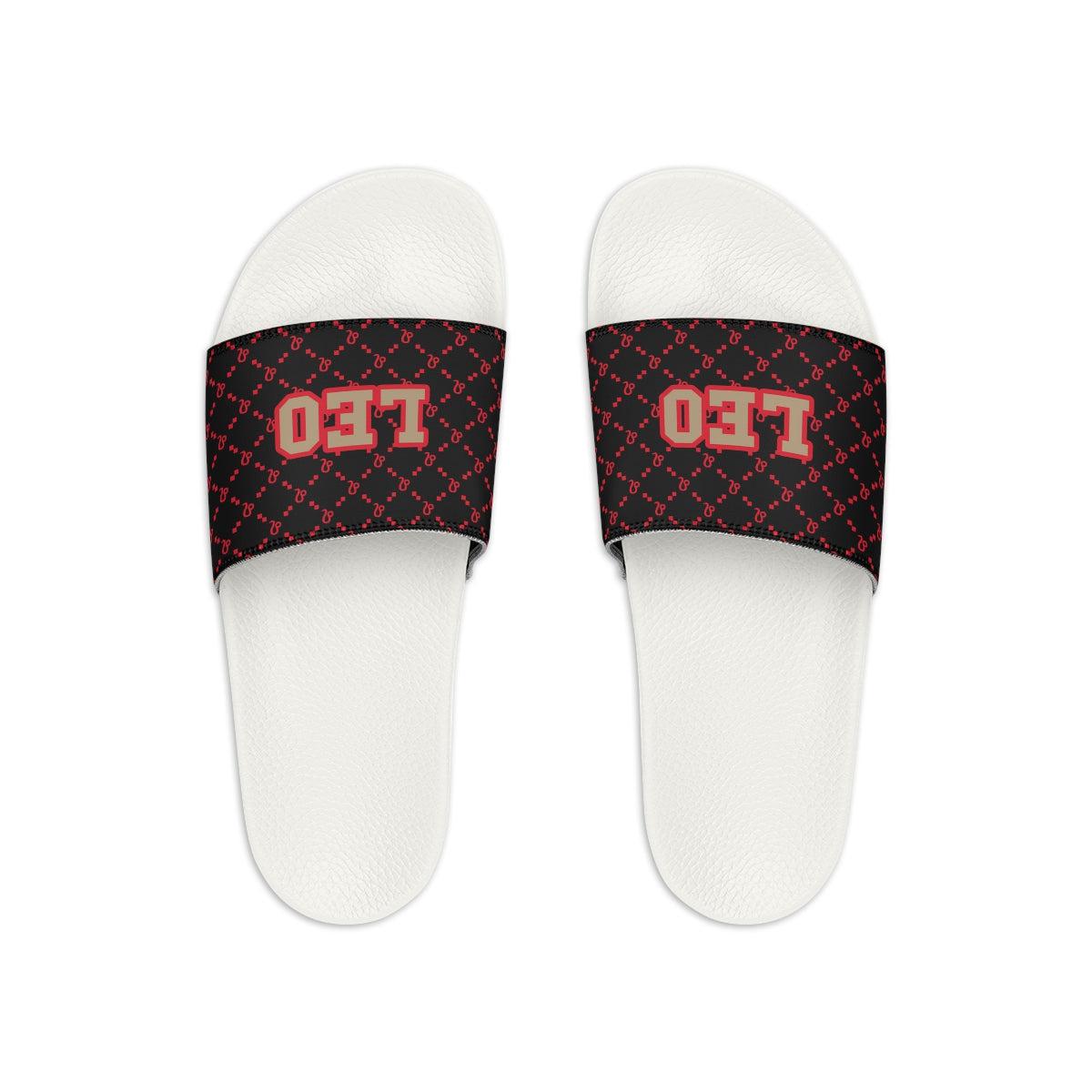 Leo G-Style Slide Sandals - Red