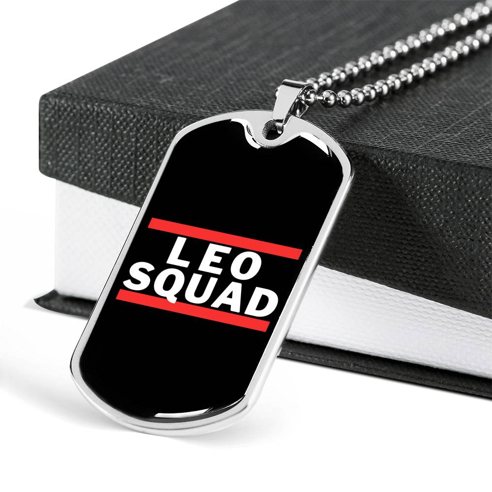 Leo Squad Dog Tag zodiac jewelry for her birthday outfit
