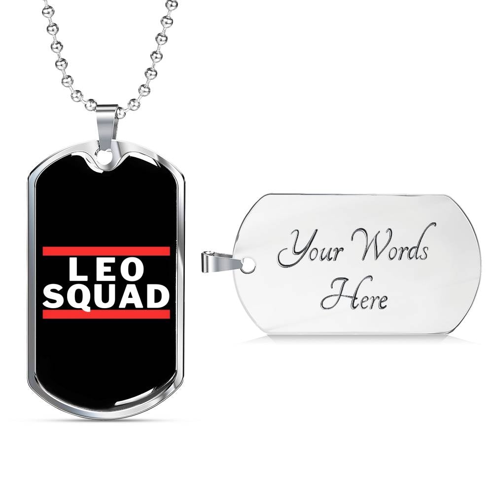 Leo Squad Dog Tag zodiac jewelry for her birthday outfit
