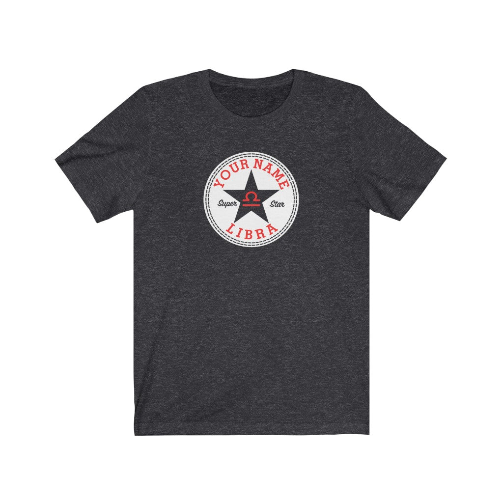 Libra Custom Star Shirt Zodiac Clothing for her Birthday