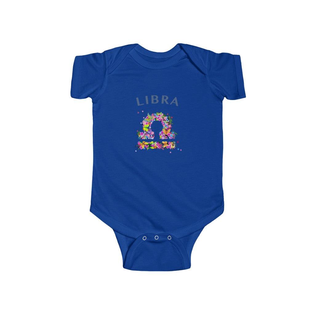 Libra Floral Baby Bodysuit