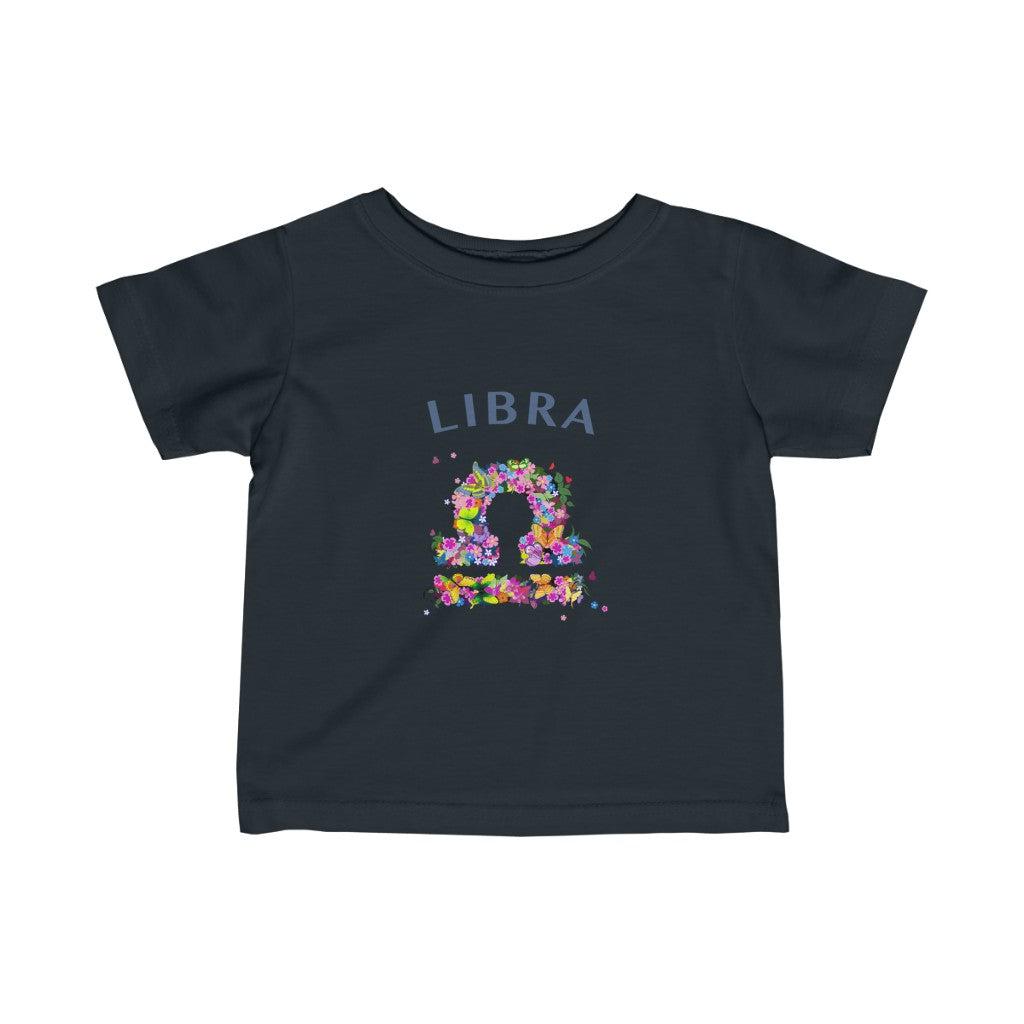 Libra Floral Baby Tee