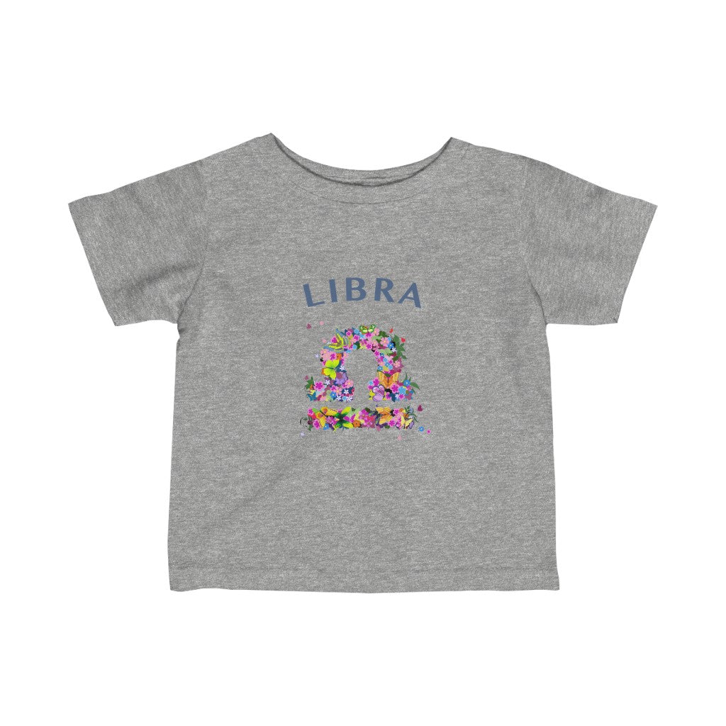 Libra Floral Baby Tee