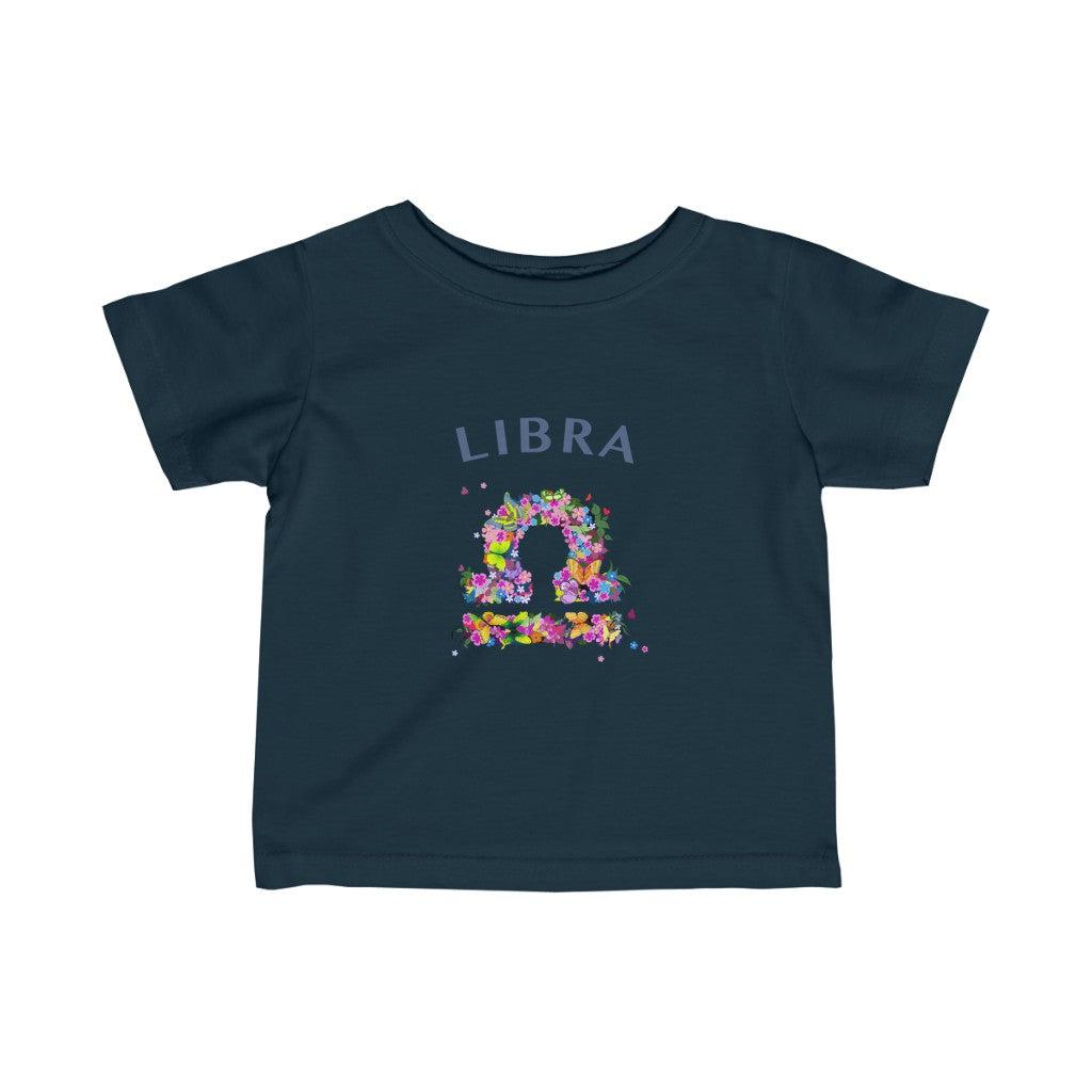 Libra Floral Baby Tee