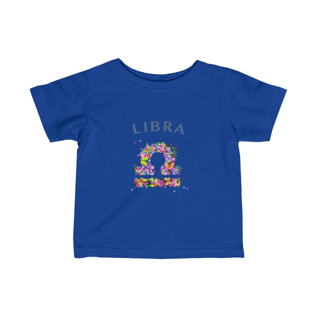 Libra Floral Baby Tee
