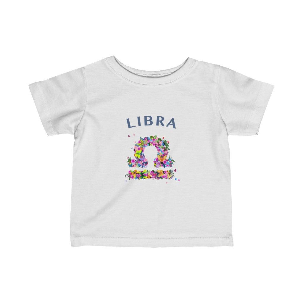 Libra Floral Baby Tee