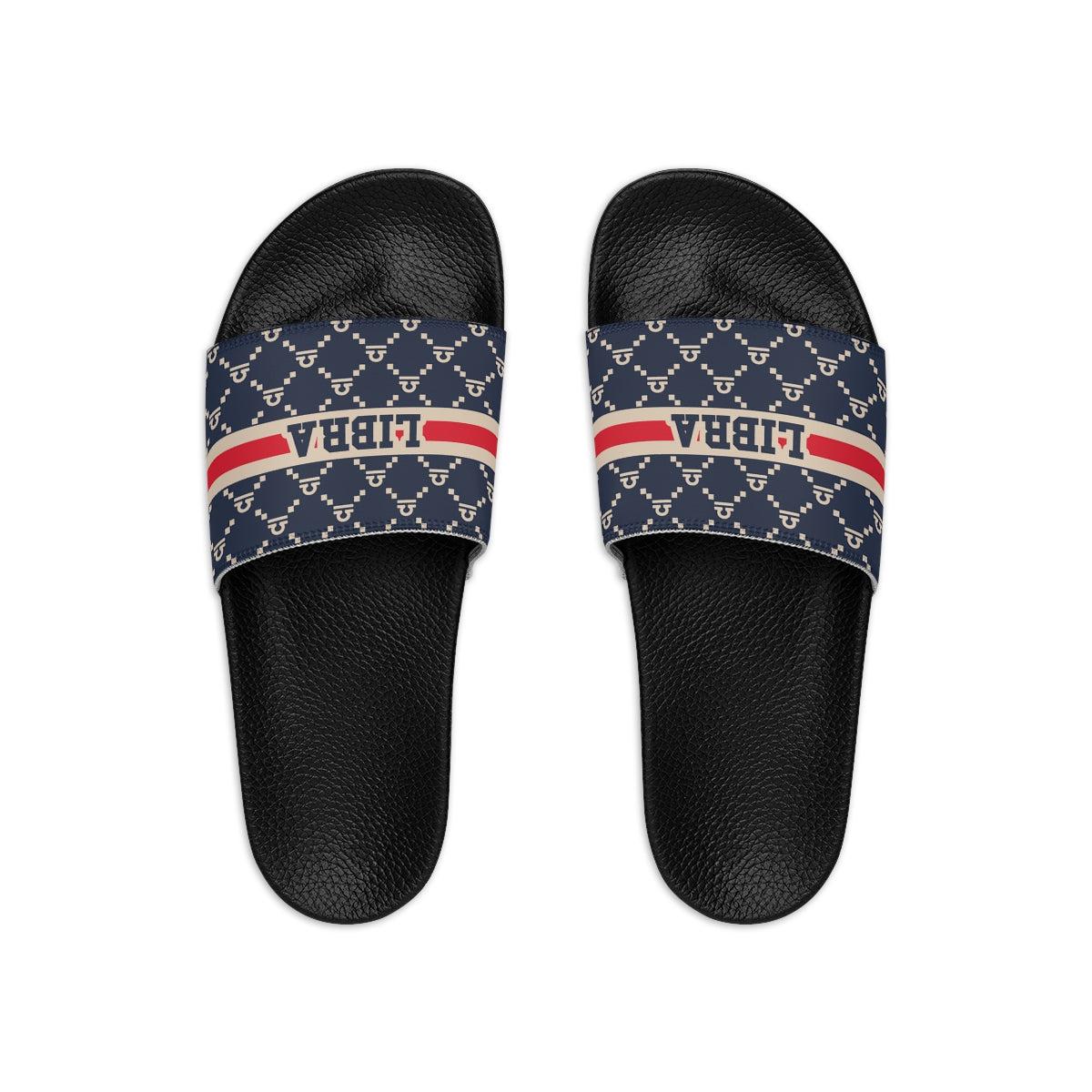 Libra G-Style Slide Sandals - Blue