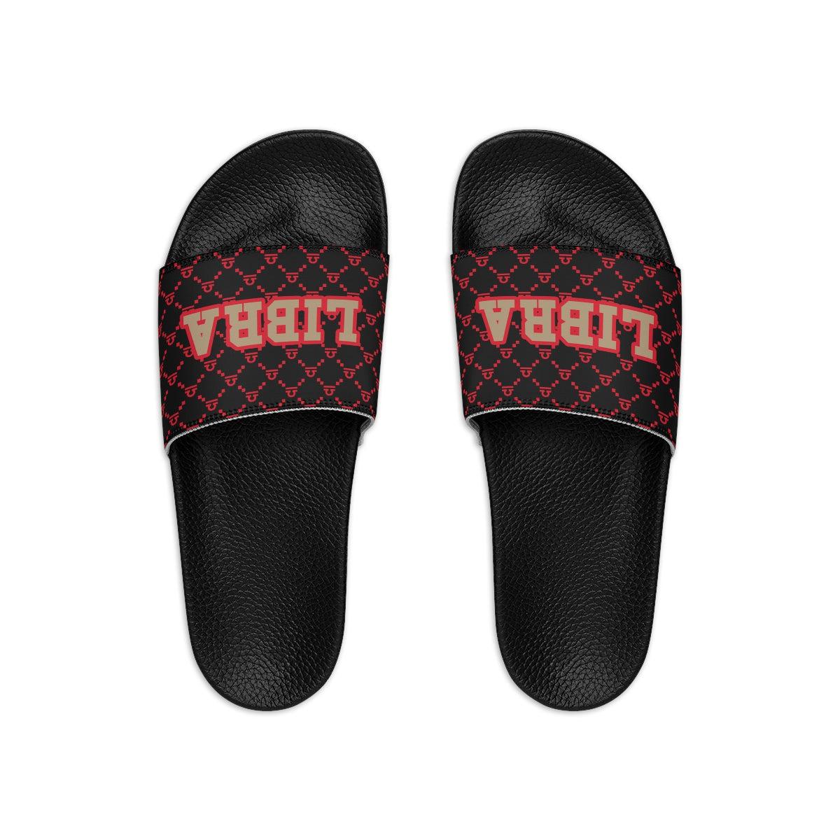 Libra G-Style Slide Sandals - Red
