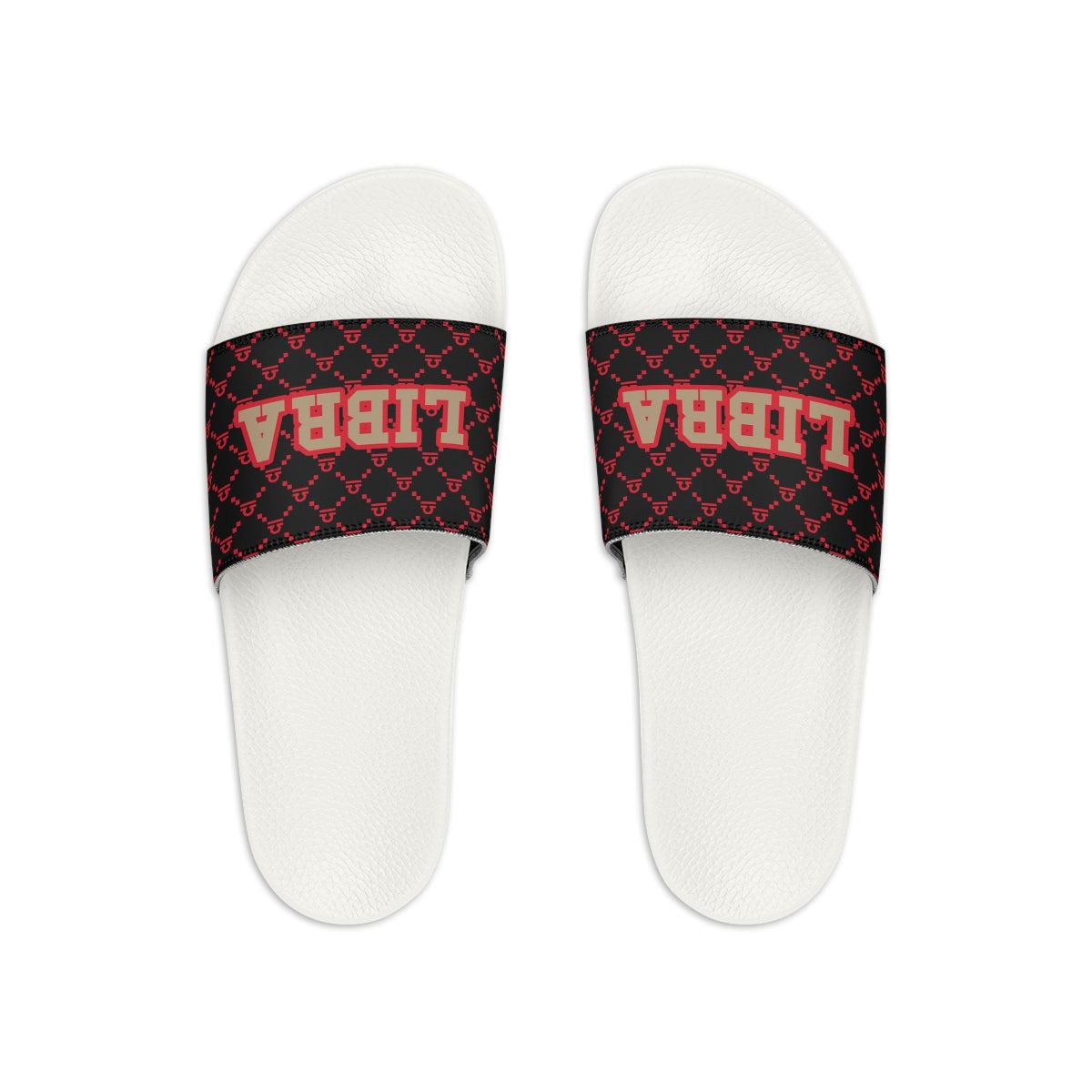 Libra G-Style Slide Sandals - Red