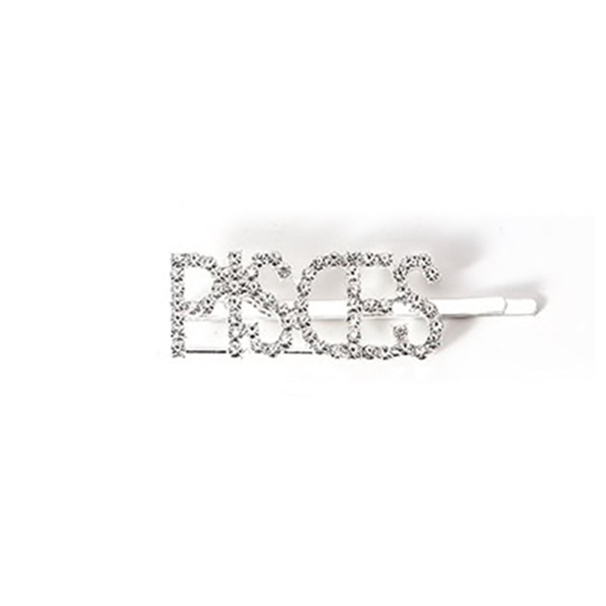 Pisces Crystal Hair Clip zodiac jewelry for her birthday outfit
