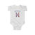 Pisces Floral Baby Bodysuit